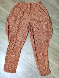 Comfy Plaid Balloon Harem Pants