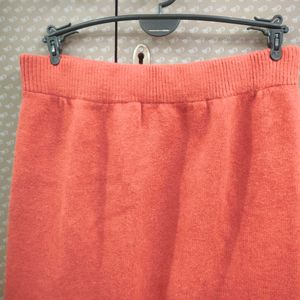 Rust Orange Colour Winter Skirt