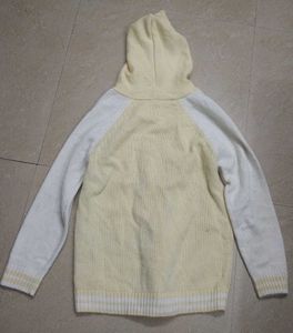 woolen hoodie with zipper