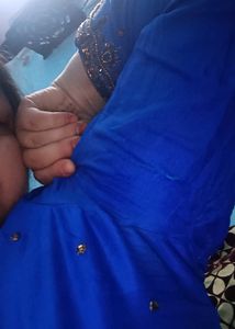 Blue Embroidered Kurta Set