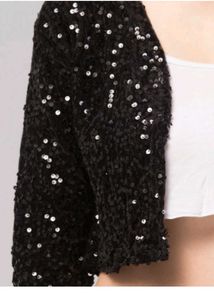 Sparkly Black Bolero Jacket