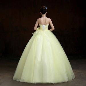Floral Strapless Ballgown