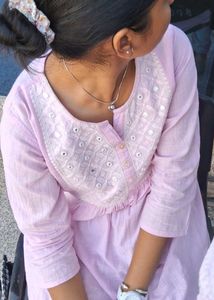 Pink Short Kurti Top