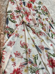 Floral Print Split Leg Pants