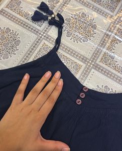 Cute Navy Blue Top ( cami ) ( tank )