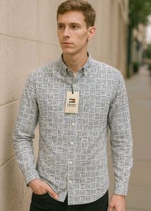 M-Tommy Hilfiger Abstract Printed Shirt For Men&#39;s