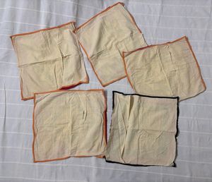 Red 5 Pieces Of Cushion Covers (16x16)