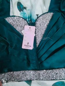 Floral Green Ethnic Gown
