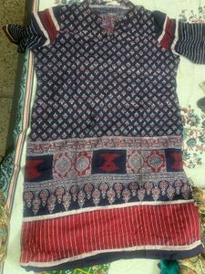Ajrak Print Kurti