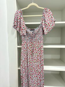 Zara Floral Midi Dress