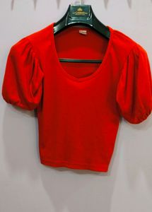 Puffed Sleeve Tshirt