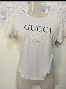 Designer White Crop Top