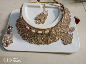 diamond jewellery necklace set