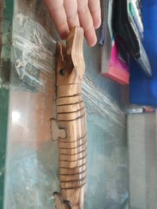 A Wooden Crocodile 🐊 Toy