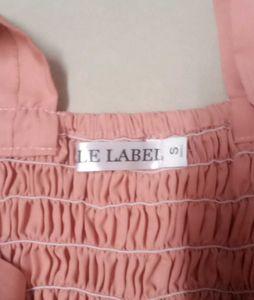 Peach Layered Dress