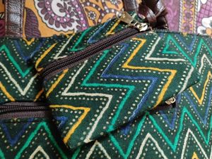 Tote Bag Multicolour With 3 pockets