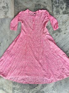 Pink Anarkali Kurta