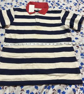 Uniqlo Black &amp; White Striped Shirt