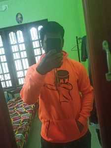 Orange Fluracent Hoodie