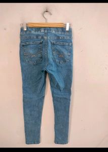 Denim Blue High Rise Jeggings