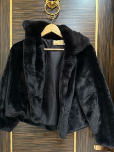 Regret Or buy BLACK FAUX COAT