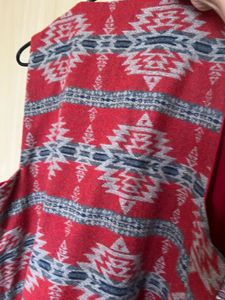 Red Kilim Vest