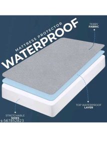 Gray mattress cover