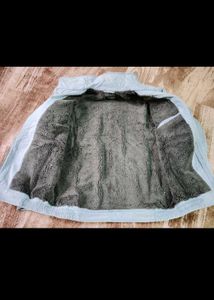 DENIM Vintage Workwear heavy FUR Jacket