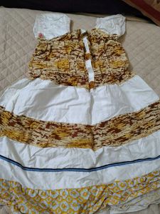 Off Shoulder Baby Girl Frock