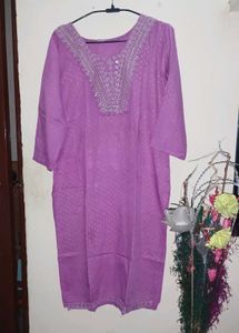 Women Embroidered Suit Set With Dupatta