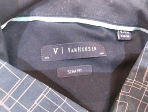 Men Shirt Slim Fit 42 Cm Van Huesen