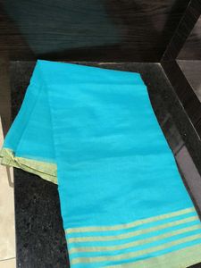 Elegant Teal Saree