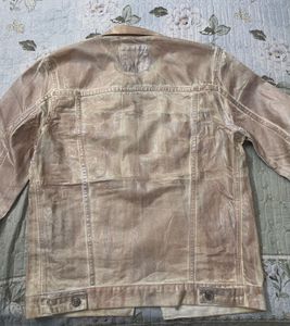 Zara foil denim Jacket (Limited Edition)