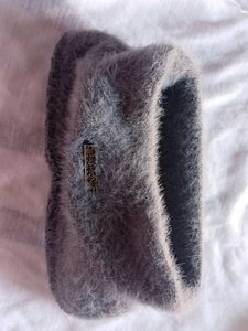 Fluffy Gray Headband bandana