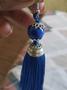 Blue Hanging Earrings