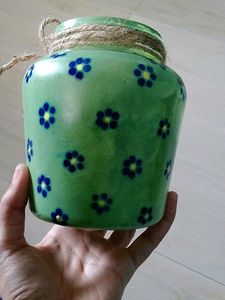 handpainted Plastic Pot
