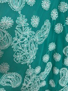 Elegant Green Embroidered Kurta Set