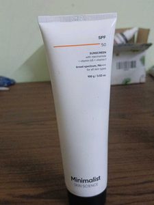 Minimalist SPF 50 Sunscreen