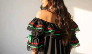 Off-Shoulder Ruffle Dress