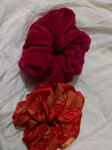 Pair Of 2 Scrunchies