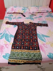 Patterned Long Sleeve Tunic