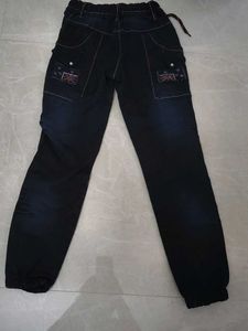 Boy's Stylish Denim Joggers