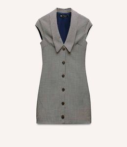 Zara Gingham Mini Dress