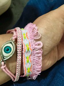 Evil Eye 👁️👀 Bracelet With Adjustable Chain