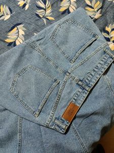 DENIM A-LINE SKIRT