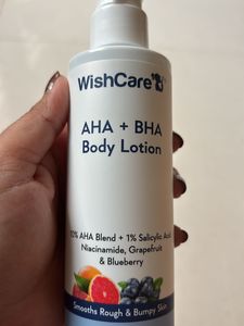 Wish care AHA + BHA body lotion &amp; Lip Balm