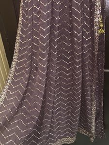 Elegant Purple Naira Cut Suit