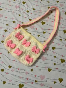Crochet Bow Bag