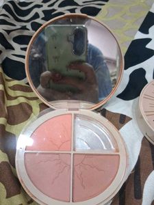 Makeup Palette with Mirror blusher