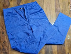 Blue Retro Trousers